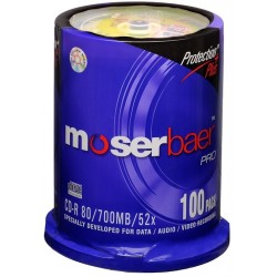 CD Moser Baer Pro (100 CDs)
