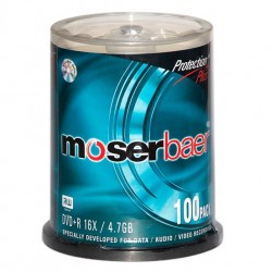 MoserBaer DVD+R Spindle (Pack of 100)