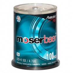 MoserBaer DVD+R Spindle (Pack of 100)